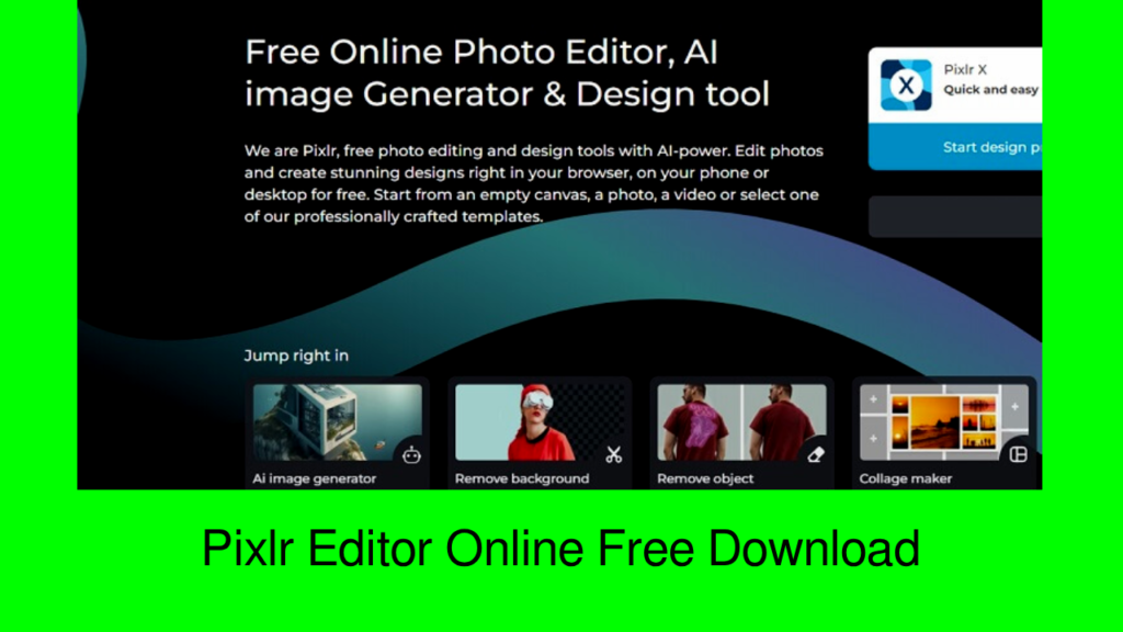 Pixlr Editor Online Free Download