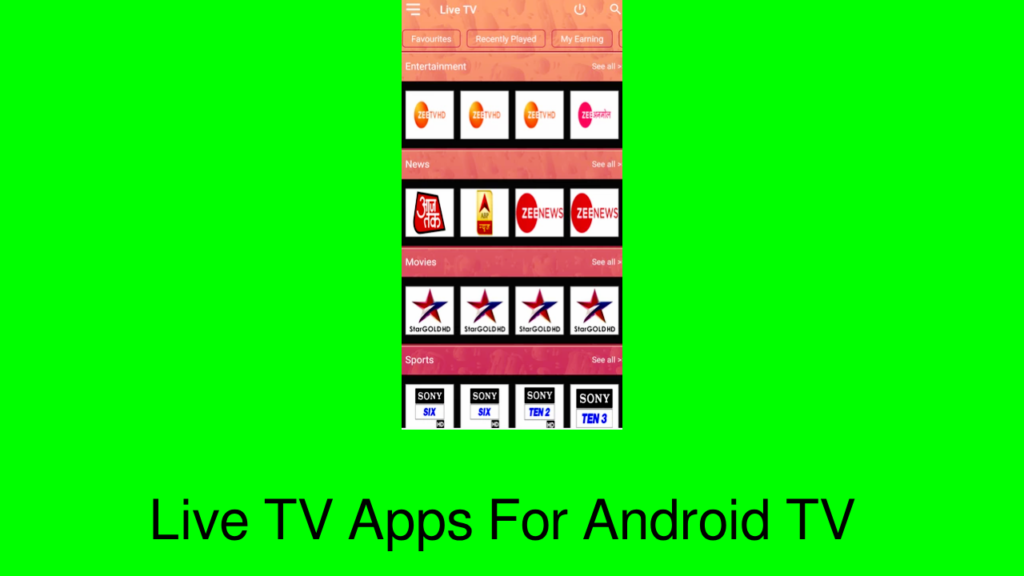 Live TV Apps For Android TV